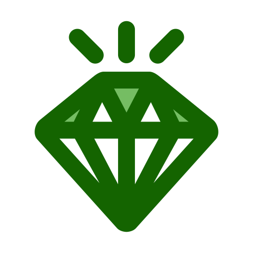 Diamond Generic Outline Color icon