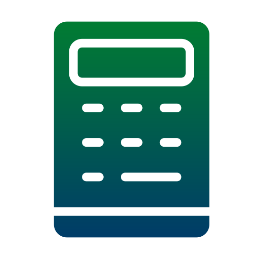 calculatrice Generic Flat Gradient Icône