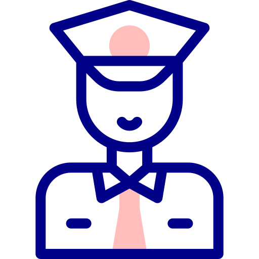 polizei Detailed Mixed Lineal color icon
