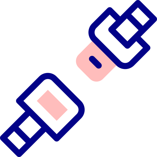 cinturón de seguridad Detailed Mixed Lineal color icono