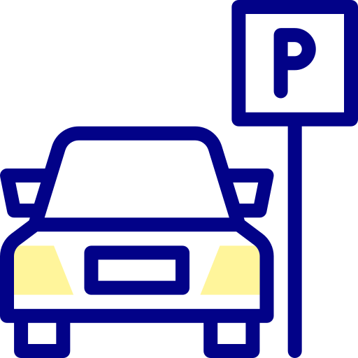 estacionamiento Detailed Mixed Lineal color icono
