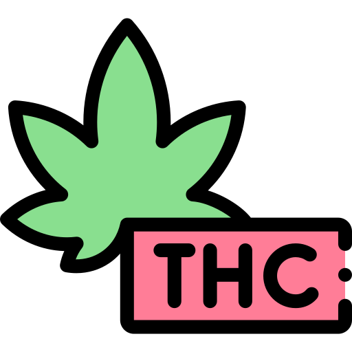 thc Detailed Rounded Lineal color Ícone