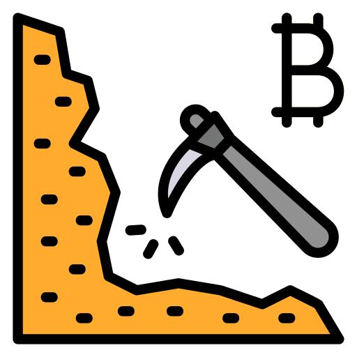 bitcoin-mine Generic Outline Color icon