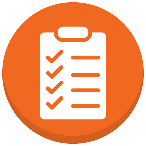 Checklist Generic Circular icon