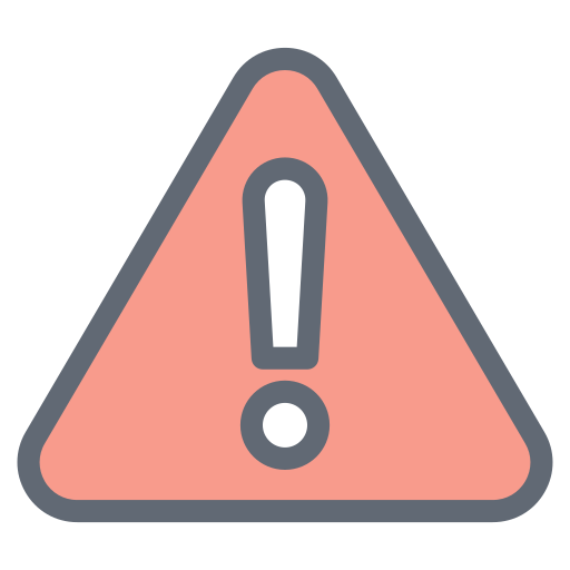 Warning sign Generic Outline Color icon