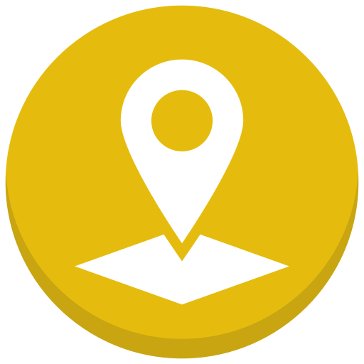 Map pin Generic Circular icon