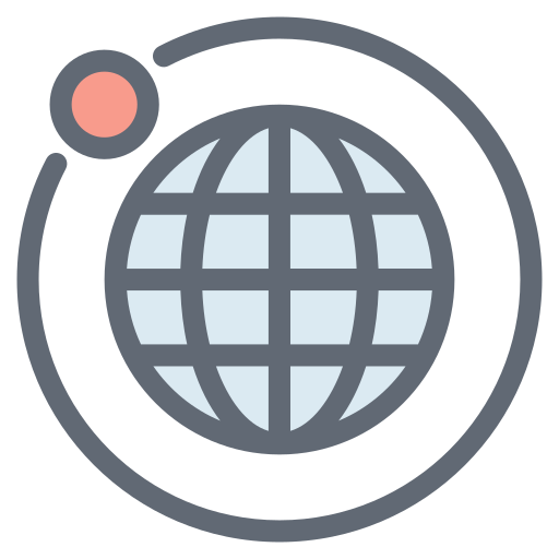 global Generic Outline Color icono