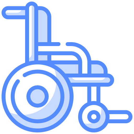 rolstoel Generic Blue icoon