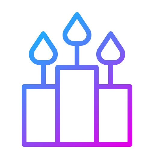 Candles Generic Gradient icon