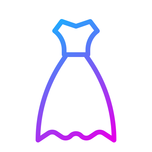 suknia ślubna Generic Gradient ikona