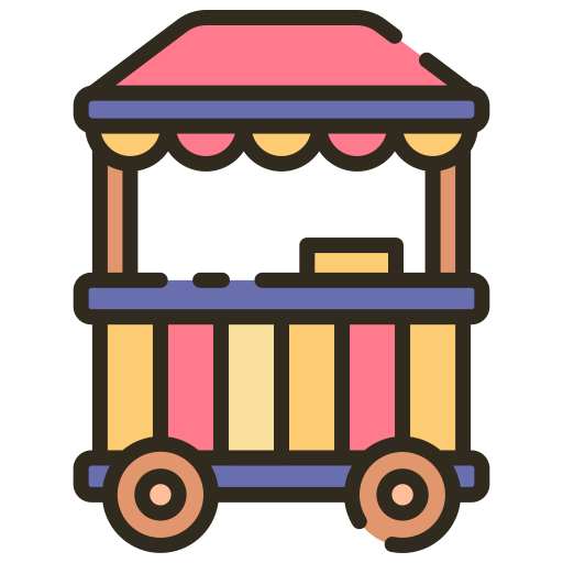 carrito de comida Good Ware Lineal Color icono