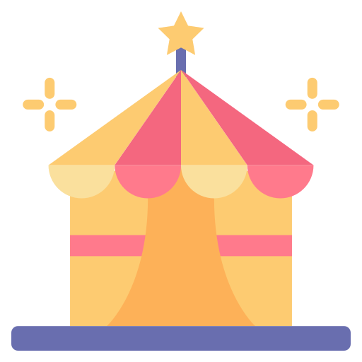 Circus tent Good Ware Flat icon