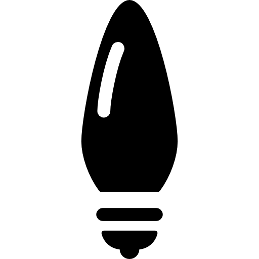 bombilla de luz de xenón Basic Rounded Filled icono
