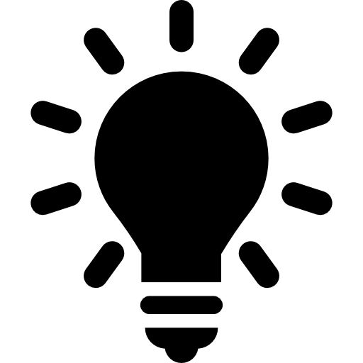 glühbirne Basic Rounded Filled icon