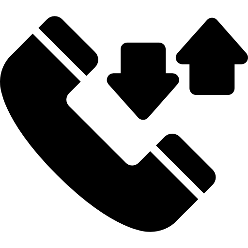 llamadas telefónicas  icono
