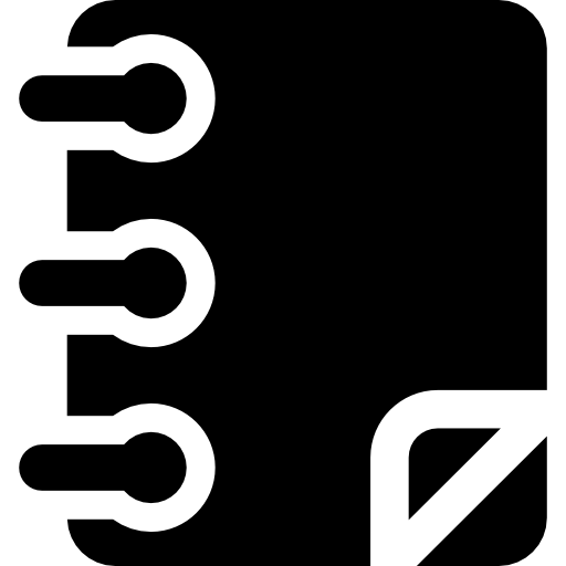 silhouette de journal  Icône