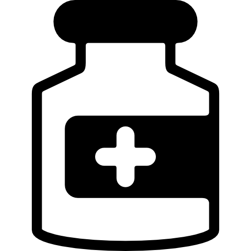 frasco de remédios  Ícone