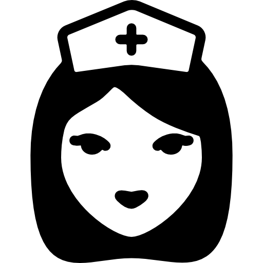 pielęgniarka głowa  ikona