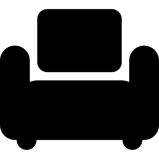 pojedyncza sofa  ikona