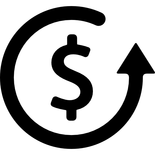 Money Convert Basic Rounded Filled icon