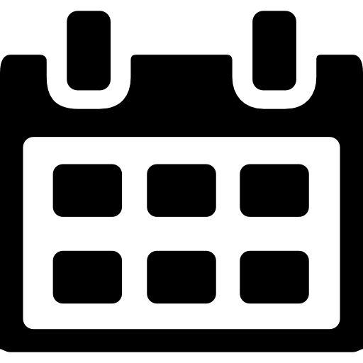 monatlicher wandkalender Basic Rounded Filled icon