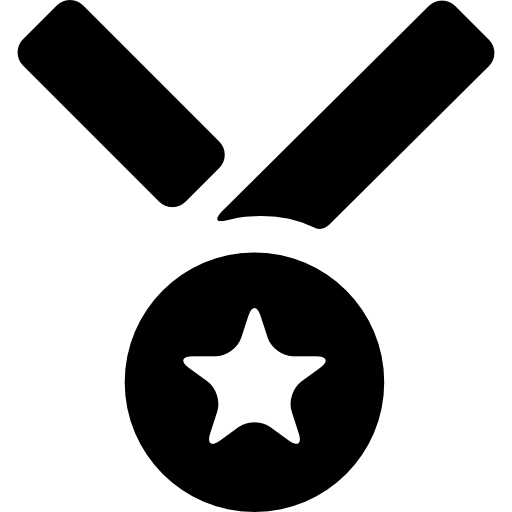 Golden Medal Basic Rounded Filled icon