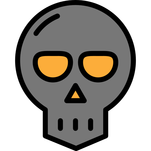 Skull Darius Dan Lineal Color icon