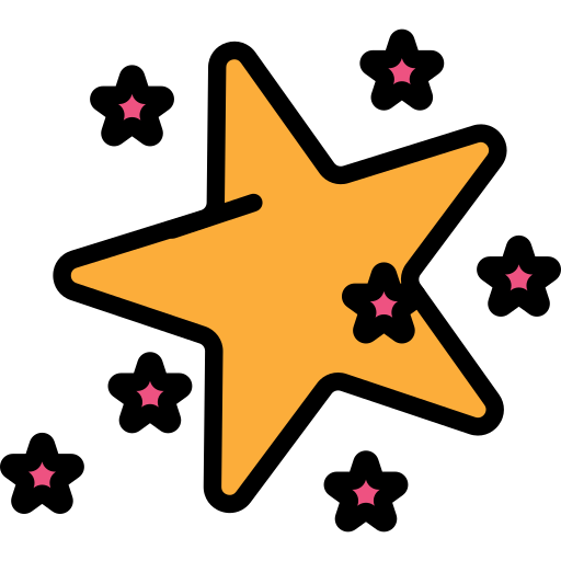 star Darius Dan Lineal Color icon
