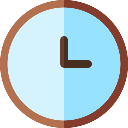 Часы Basic Rounded Flat иконка