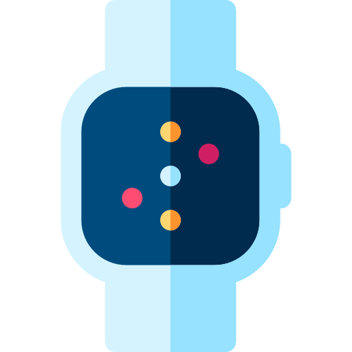 orologio intelligente Basic Rounded Flat icona