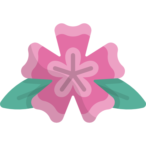 Цветок Kawaii Flat иконка