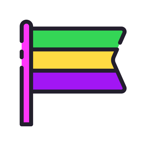 bandiera Good Ware Lineal Color icona