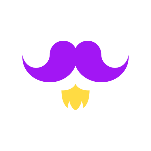 Moustache Good Ware Flat icon