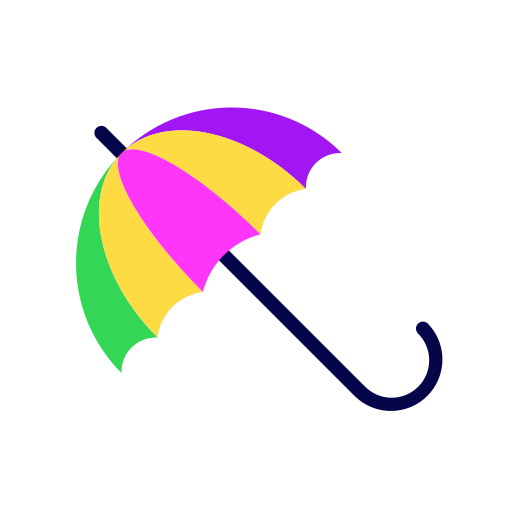 Umbrella Good Ware Flat icon