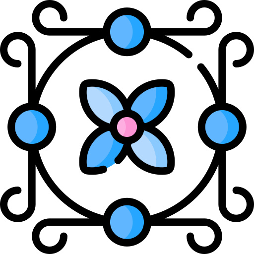 kwiatowy wzór Special Lineal color ikona