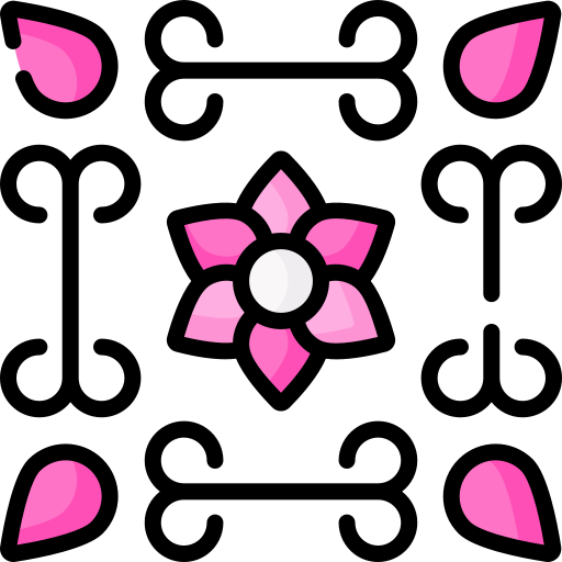 kwiatowy wzór Special Lineal color ikona