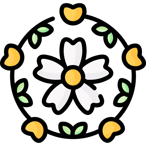 花のデザイン Special Lineal color icon
