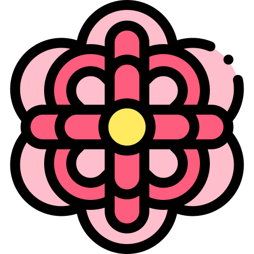 Chrysanthemum Detailed Rounded Lineal color icon