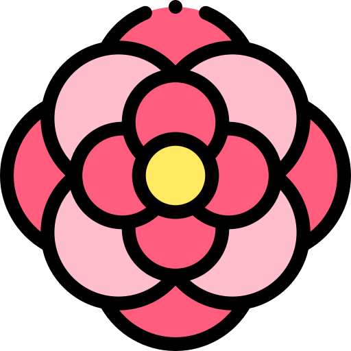 꽃들 Detailed Rounded Lineal color icon