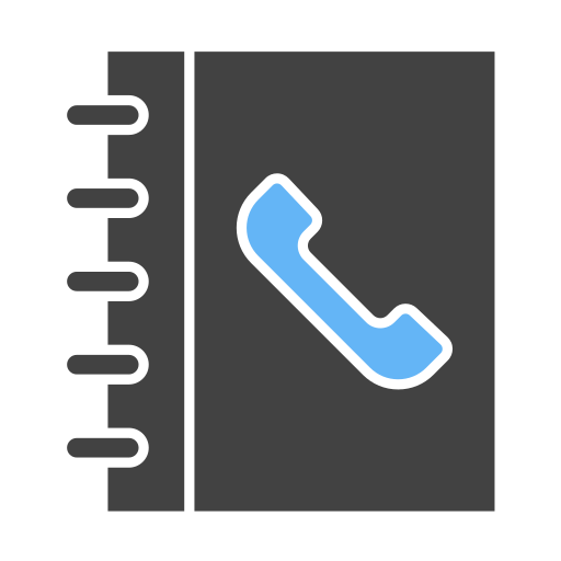 Phonebook Generic Blue icon