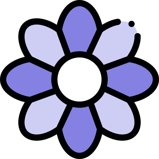 blumen Detailed Rounded Lineal color icon