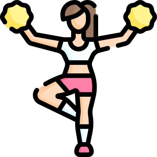 cheerleader Special Lineal color icoon