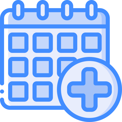 Schedule Basic Miscellany Blue icon