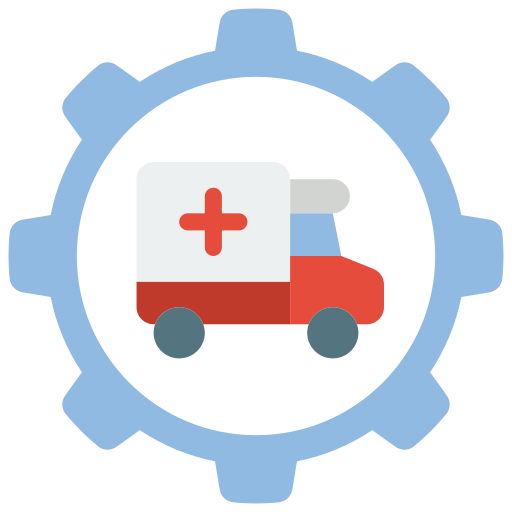 ambulancia Basic Miscellany Flat icono