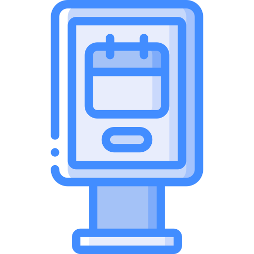 Booking app Basic Miscellany Blue icon