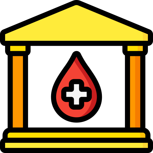 Blood bank Basic Miscellany Lineal Color icon