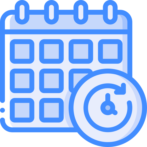 Schedule Basic Miscellany Blue icon