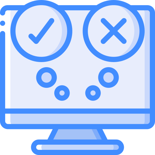 Computer Basic Miscellany Blue icon