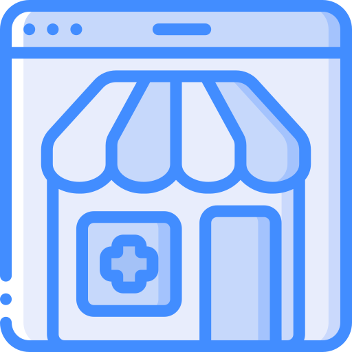 Pharmacy Basic Miscellany Blue icon