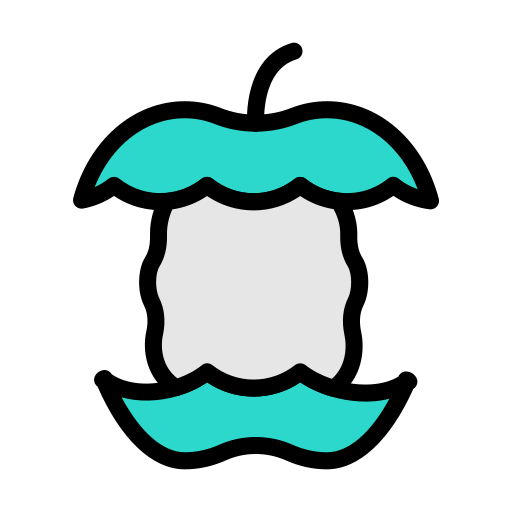 사과 Generic Outline Color icon
